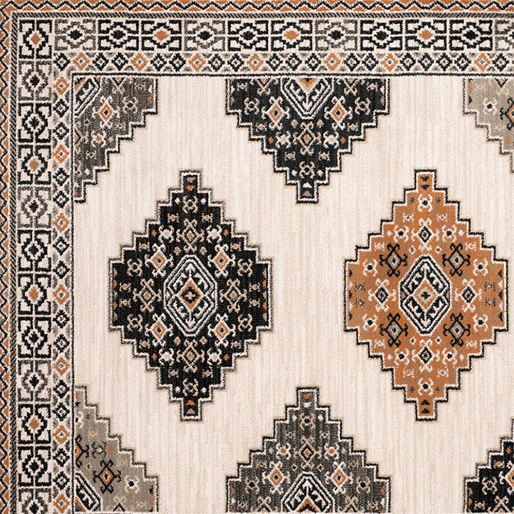 Oriental Weavers Georgia Southwest 640A0 5&#39;3&quot; x 7&#39;3&quot; Ivory Area Rug, , large