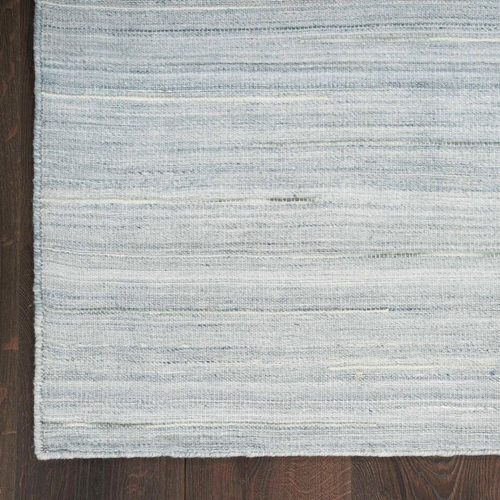Nourison Interweave 6&#39; x 9&#39; Light Blue Area Rug, , large