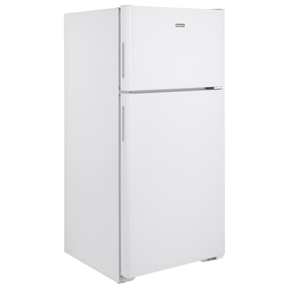 Hotpoint 15.6 Cu. Ft. Top Freezer Refrigerator with Right Hinge in White, , large