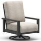Homecrest Elements Outdoor High Back Swivel Rocker Chat Chair in Mainstreet Putty, , large
