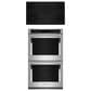 KitchenAid 2-Piece Kitchen Package with 30" Double Wall Oven and 36" Electric Cooktop in Stainless Steel, , large