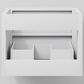 Lexora Home Castor 24" Single Bathroom Vanity in White with White Acrylic Top and Rectangular Sink, , large