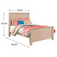 Ashley Willowton Full Panel Bed in Whitewash, , large