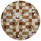 Dalyn Rug Company Bozeman BM10 Brown 8" Round Area Rug, , large
