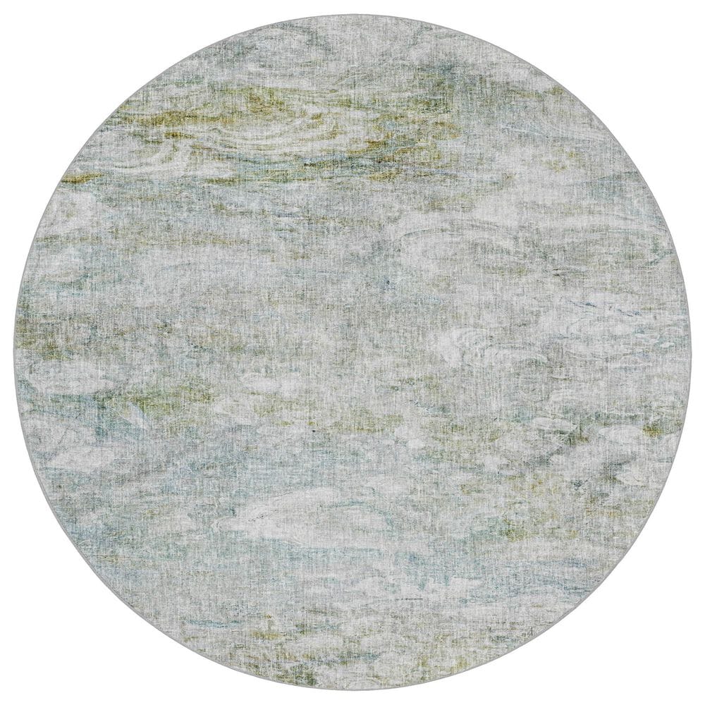 Dalyn Rug Company Boca BO3 Seafoam 8" Round Area Rug, , large