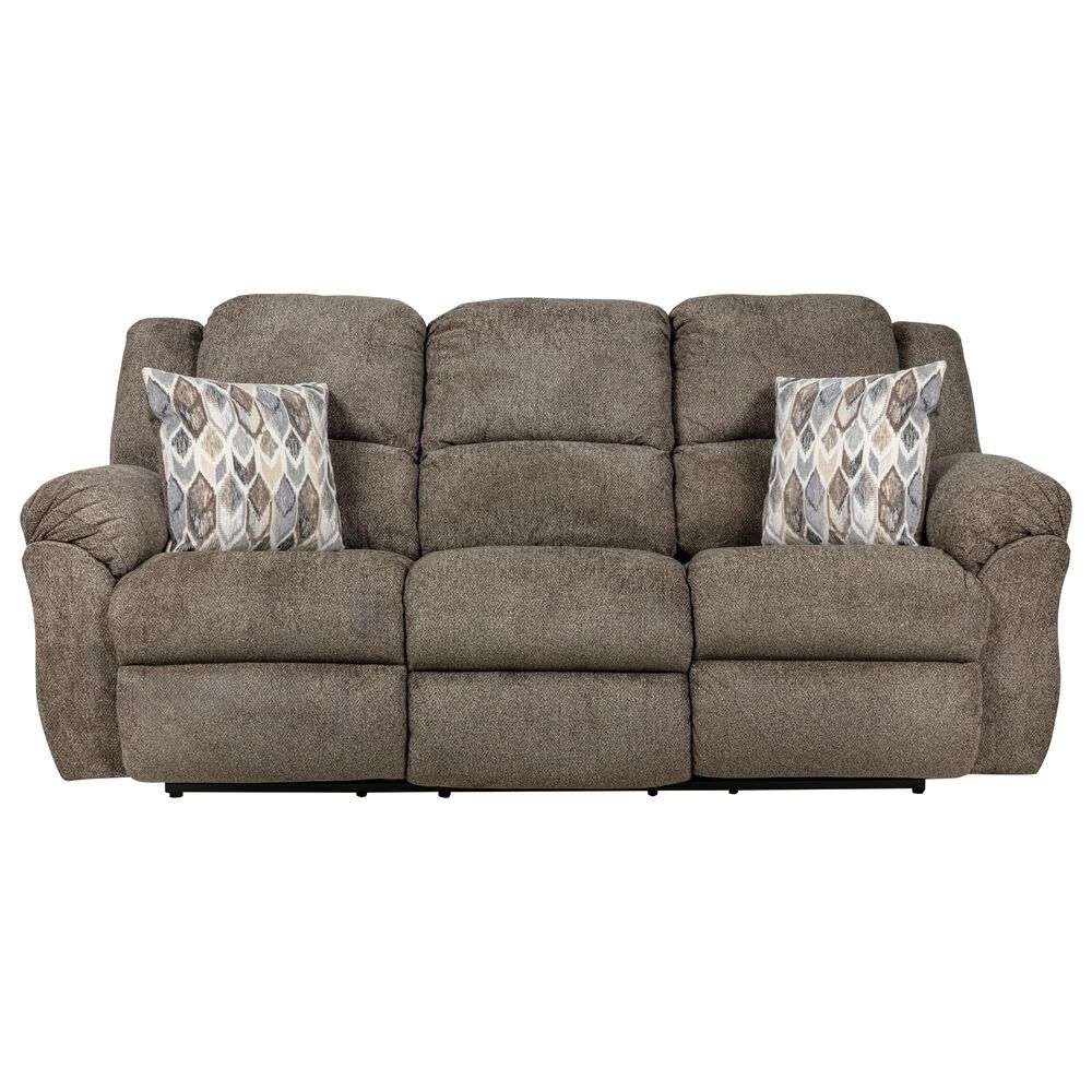 HomeStretch Newport Manual Reclining Sofa in Clove, , large