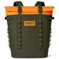 YETI Hopper M20 Backpack Soft Cooler in Olive and King Crab Orange, , large