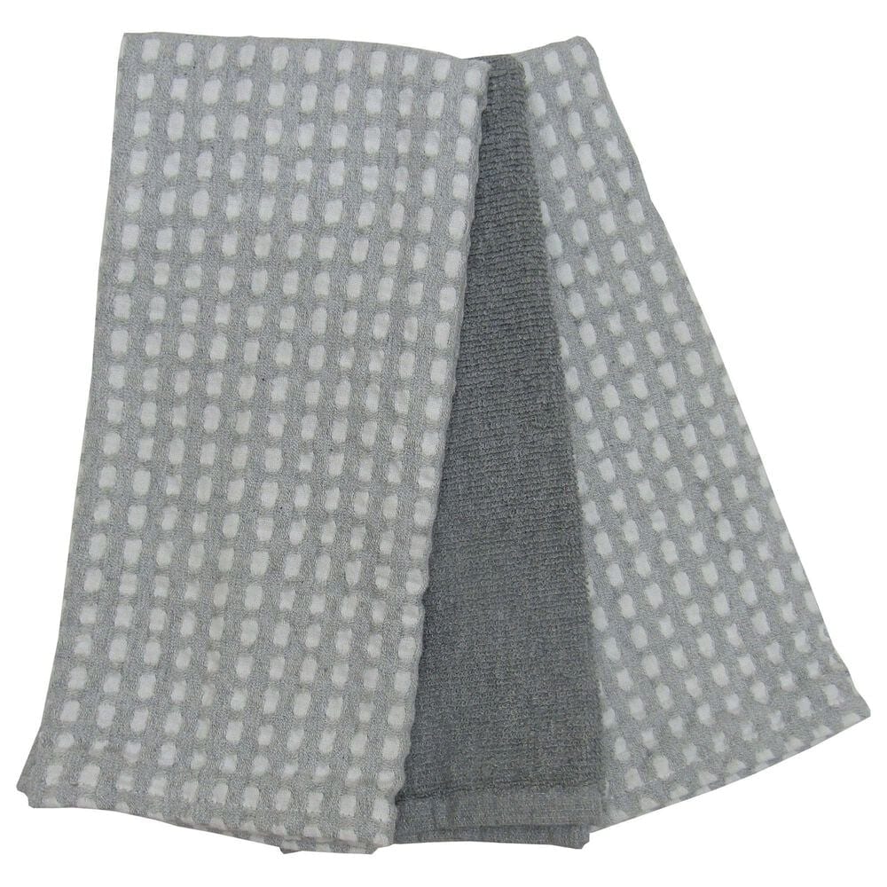 Willow & Hem Charleston Kitchen Towel in Silver (Set of 3), , large