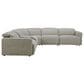 Interlochen 6-Piece Power Reclining Sectional in Brent Sand, , large