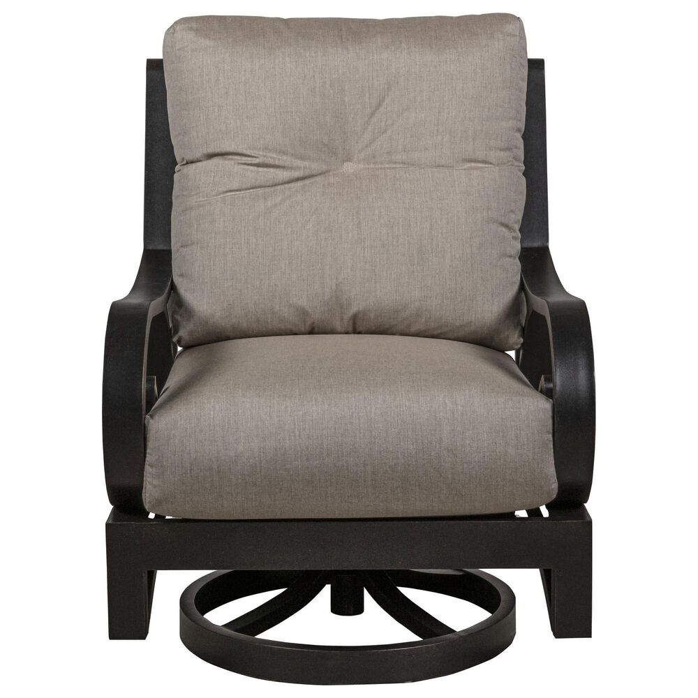 Aurelia Home Emerald 5-Piece Patio Conversation Set in Cast Ash, , large