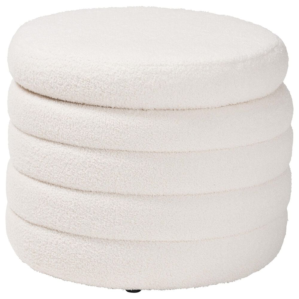 Baxton Studio Tabitha Storage Ottoman in Ivory, , large