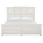 Nicolette Home Willowbrook King Panel Bed in Egg Shell White, , large