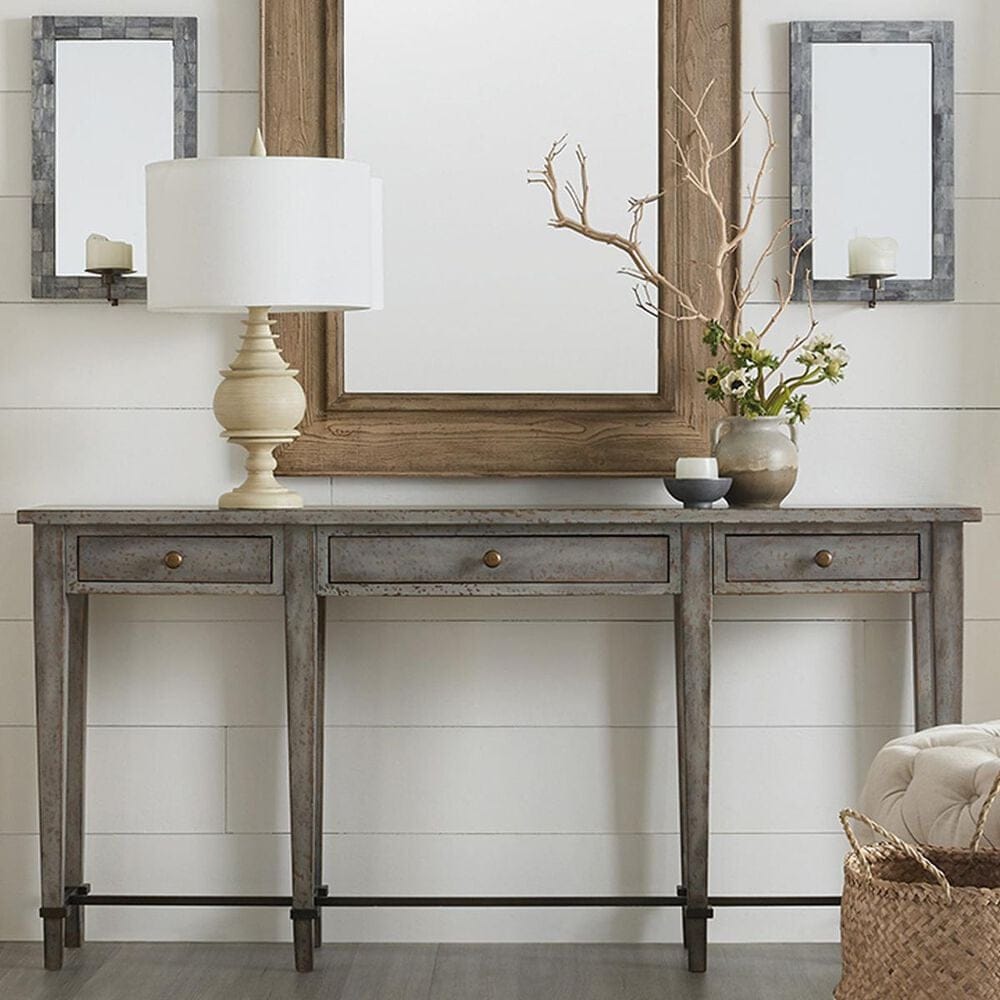 Hooker Furniture Ciao Bella Narrow Console in Speckled Gray, , large