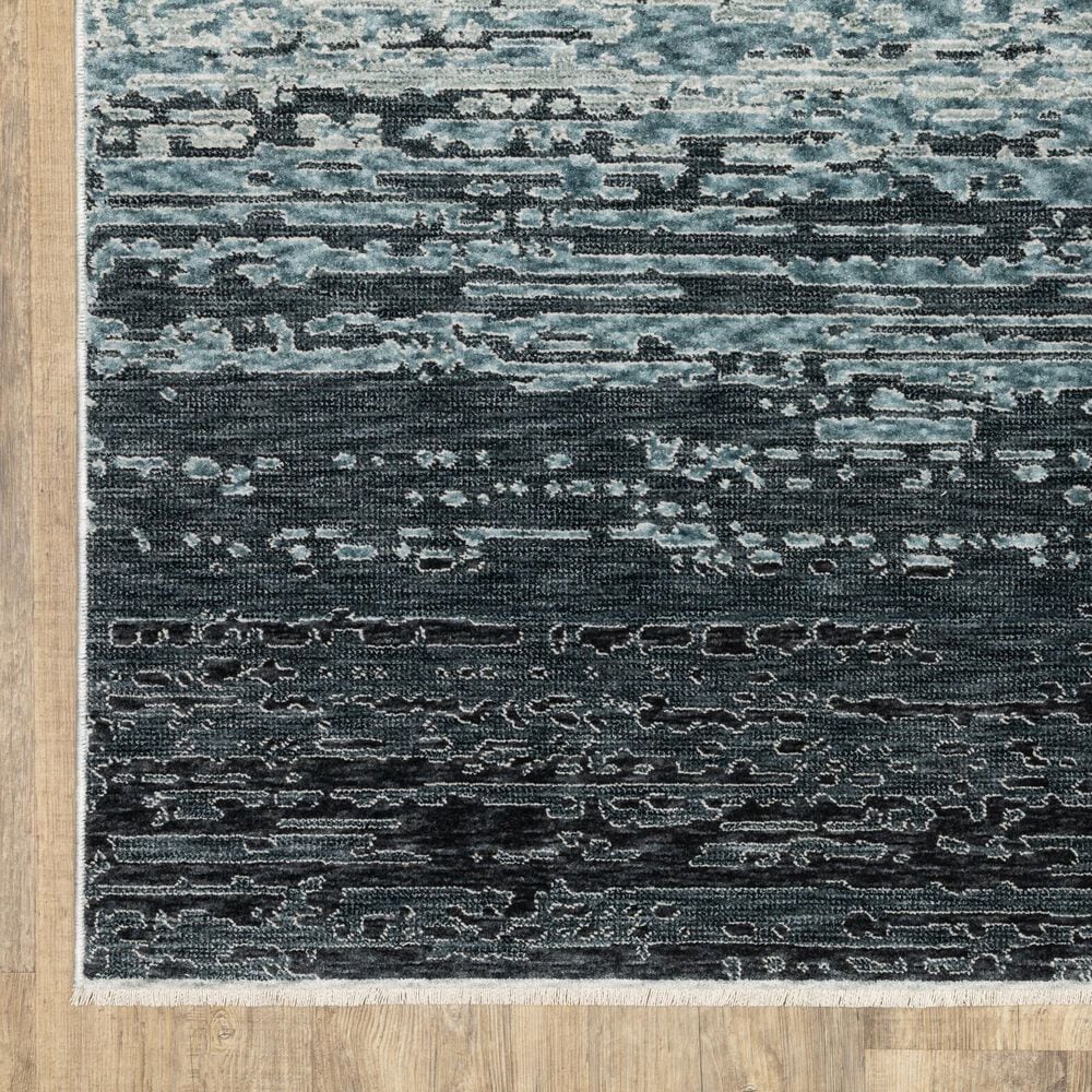 Oriental Weavers Echo Blue and Beige 2&#39;3&quot; x 7&#39;6&quot; Runner, , large