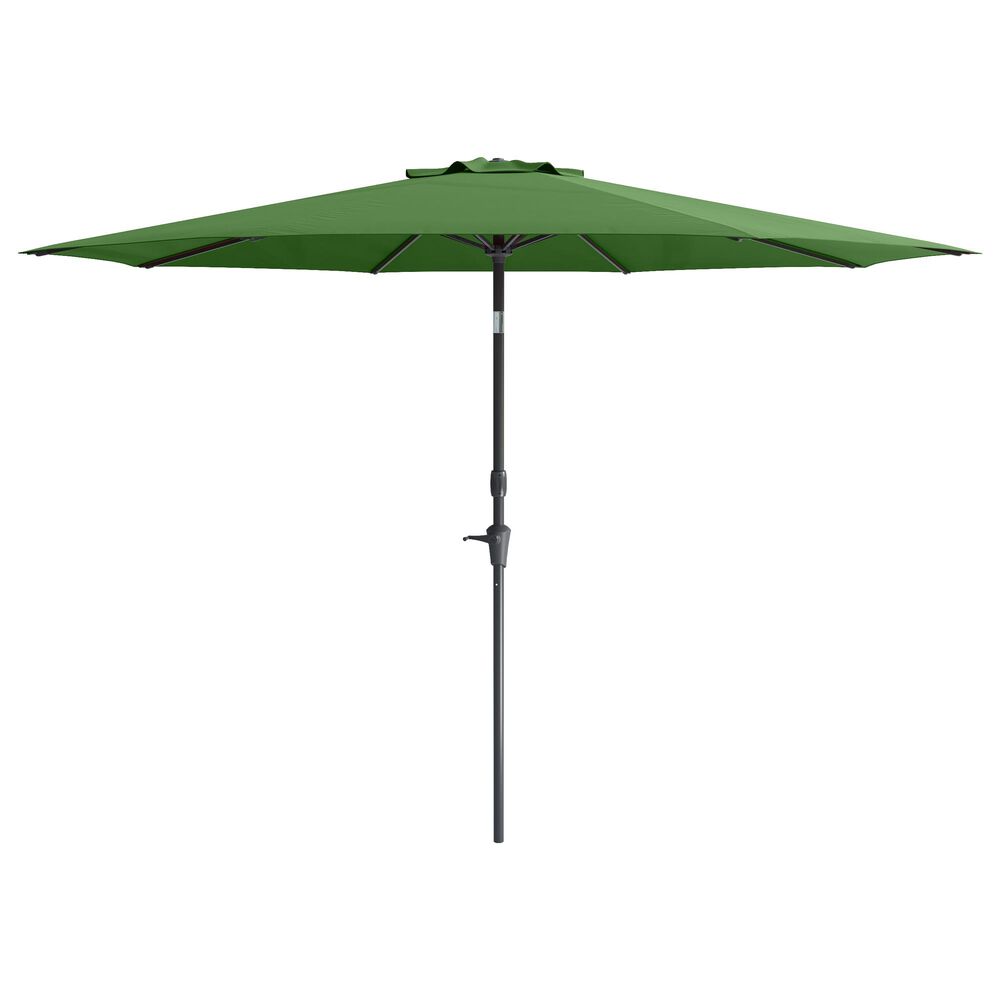 CorLiving 10&#39; UV &amp; Wind Resistant Patio Umbrella in Forest Green, , large