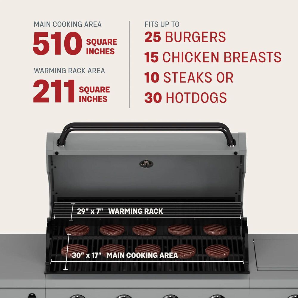 TYTUS Anaheim 4-Burner Gas Grill in Gunmetal Gray, , large