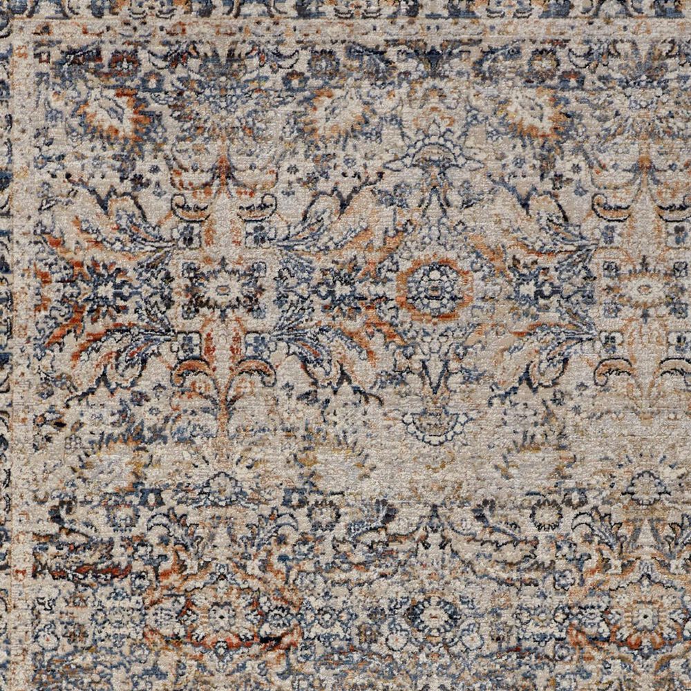 Feizy Kaia 2&#39;6&quot; x 10&#39; Blue and Multicolor Runner, , large