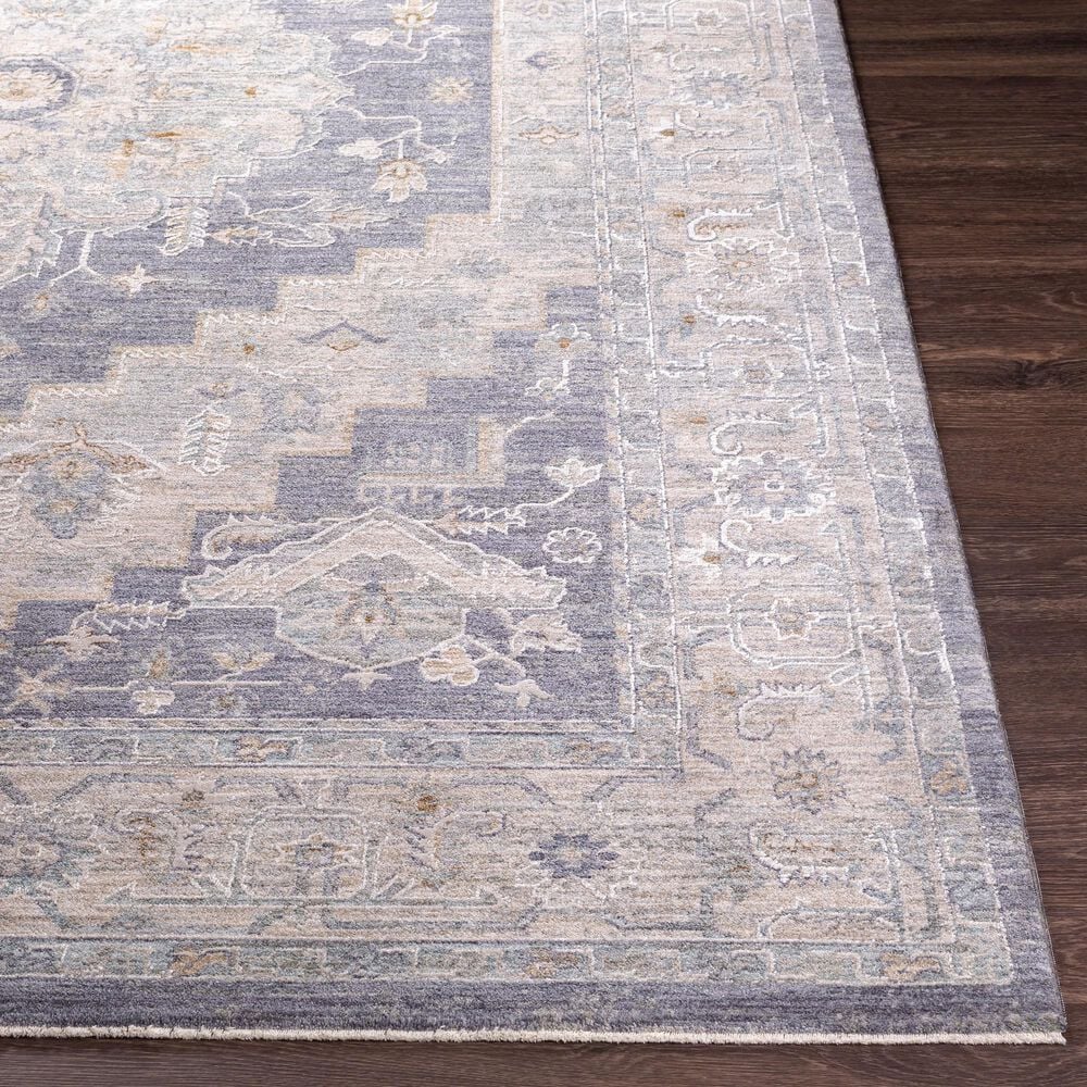 Surya Avant Garde 2&#39;7&quot; x 4&#39; Gray, Beige and Denim Area Rug, , large