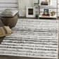 Safavieh Adirondack ADR126N 3" x 5" Ivory and Charcoal Area Rug, , large
