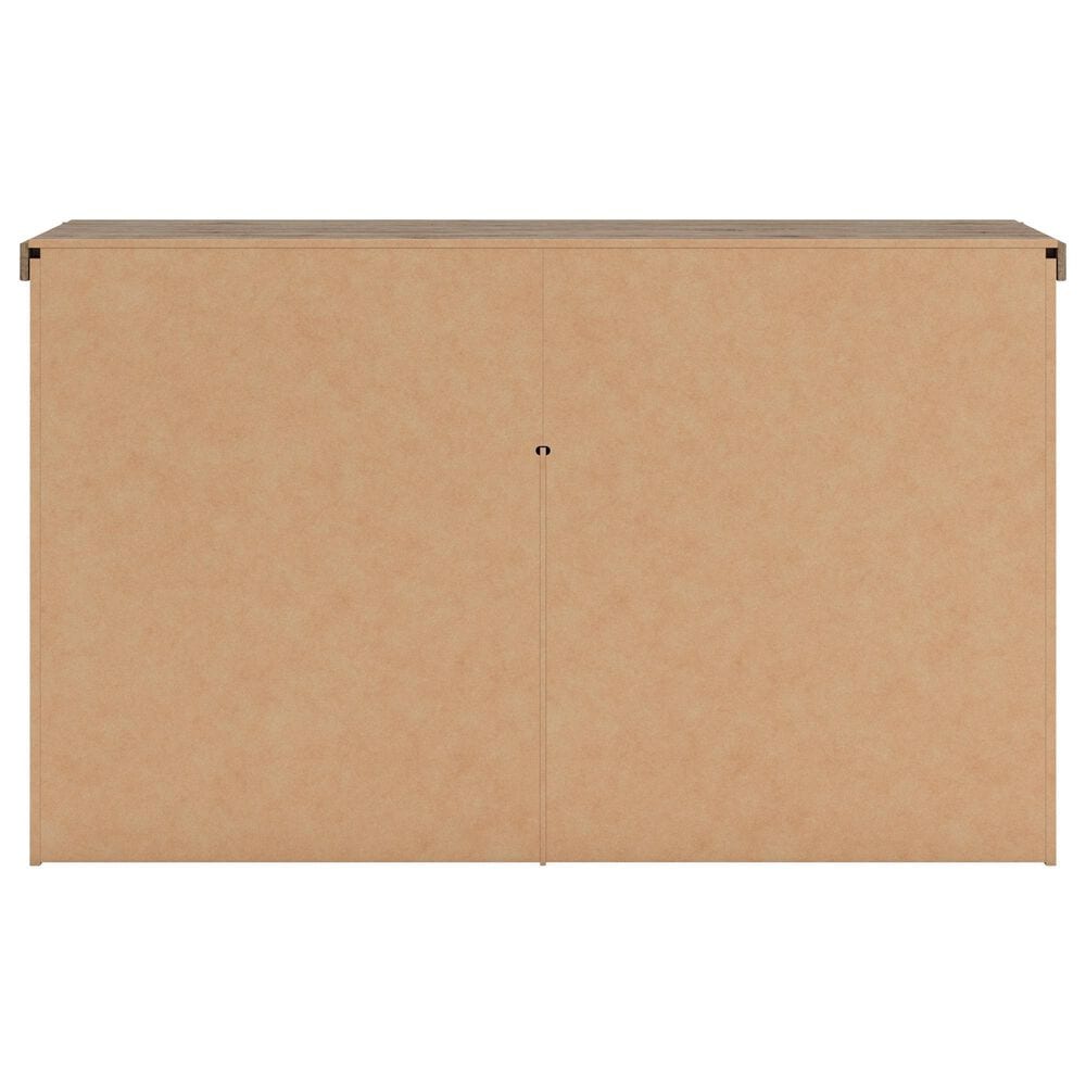 Ashley Oliandon King Storage Bed with Dresser Chest and 2 Nighstands in Brown, , large