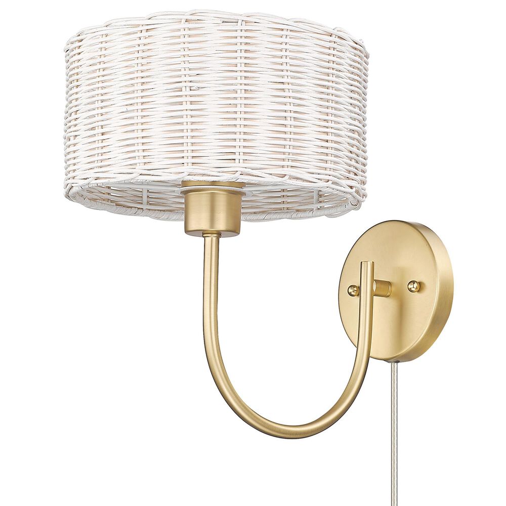 Golden Lighting Erma 1-Light Wall Sconce in Brushed Champagne Bronze, , large