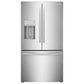 Frigidaire 4 PC Kitchen Package with 22.6 Cu. Ft. Counter-Depth French Door Refrigerator, 30" Front Control Electric Range Ceramic with Top Convection, 1.8 Cu. Ft. OTR Microwave, and 24" Built-In Dishwasher with DishSense and MaxDry, , large