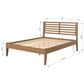 Forest Grove Roan Queen Platform Bed in Urban Oak, , large