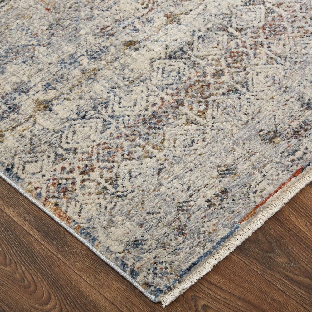 Feizy Kaia 2&#39;6&quot; x 10&#39; Gray Runner, , large