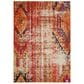 Safavieh Monaco MNC222H-5 5"1" x 7"7" Orange/Multi Area Rug, , large