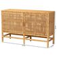 Baxton Studio Vivan 2-Door Storage Cabinet in Natural Brown, , large