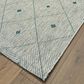L&R Resources Sun Shower 8" x 10" Blue and Gray Indoor/Outdoor Area Rug, , large