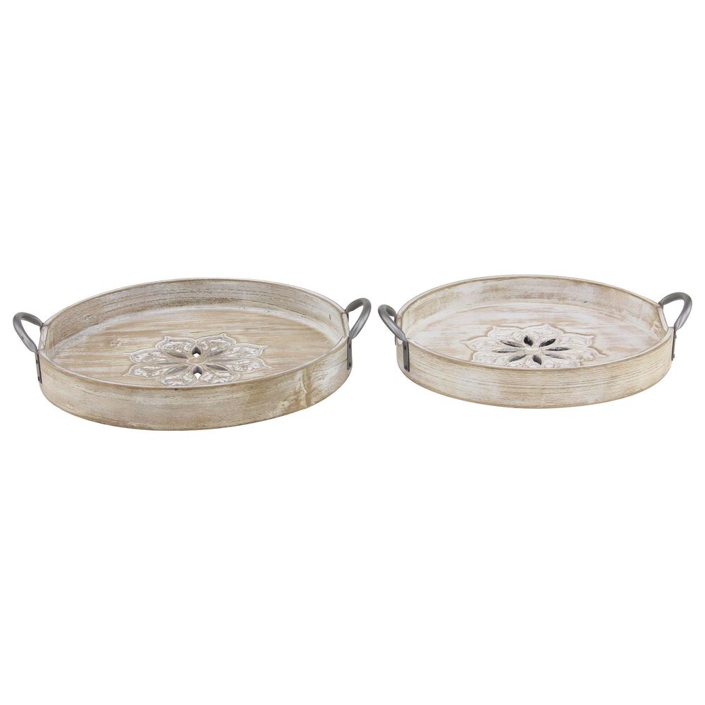Maple and Jade Vintage Tray in Brown (Set of 2), , large