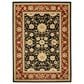 Safavieh Lyndhurst 6" x 9" Black and Red Area Rug, , large