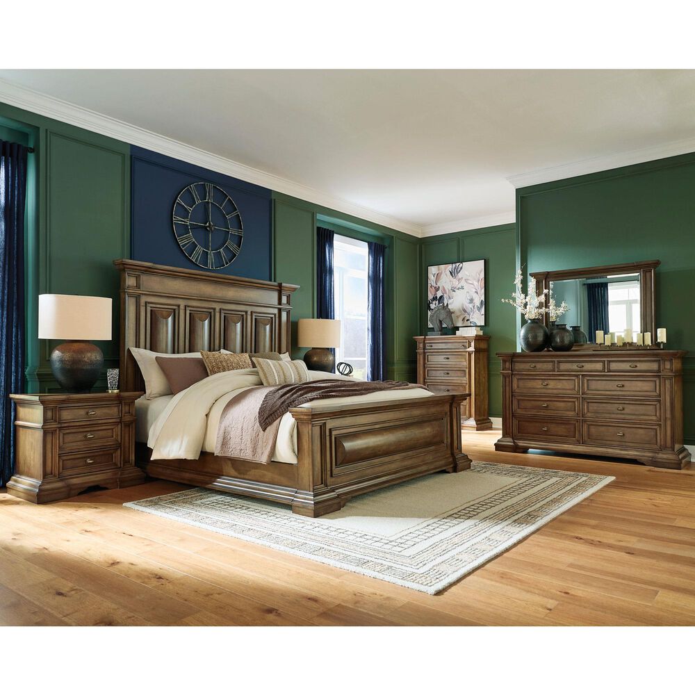 Millenium Frantanna Rectangular Dresser Mirror in Brown, , large