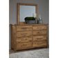 Viceray Collections Dovetail Landscape Mirror in Natural, , large