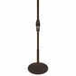 Garden Party Market 9" Octagon Push Button Tilt Umbrella with Bronze Base in Direction Linen Stripe, , large