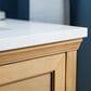 Kohler Charlemont 60" Double Bathroom Vanity in Light Oak with 3 cm White Quartz Top and Rectangular Sinks, , large