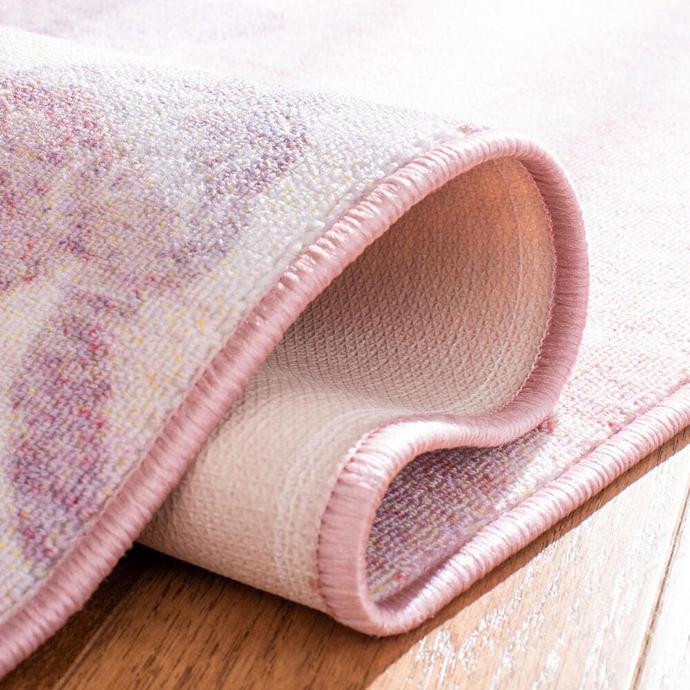 Safavieh Disney Princess Assurance 3&#39;3&quot; x 5&#39;3&quot; Pink and Purple Kids Rug, , large