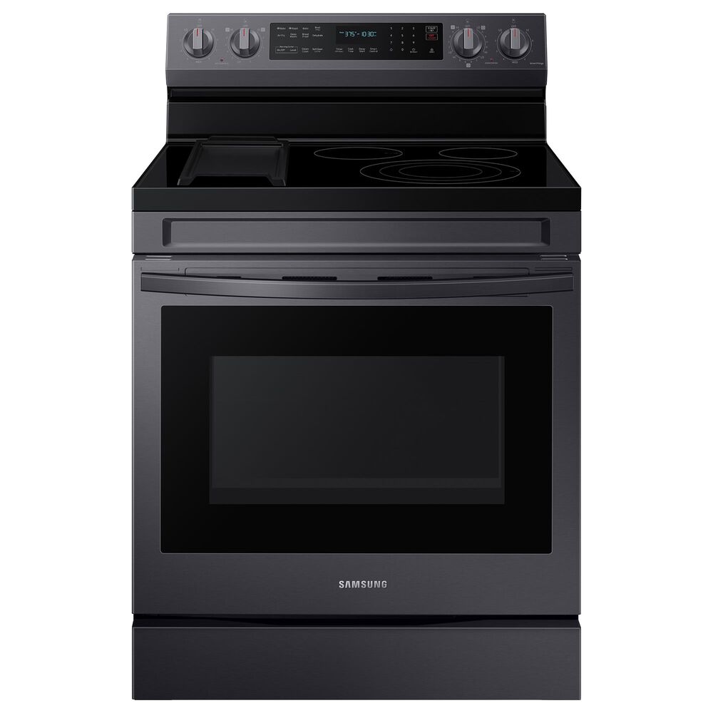 Samsung 6.3 Cu. Ft. Freestanding Electric Range with Air Fry, Wi-Fi and Griddle in Black Stainless Steel, , large