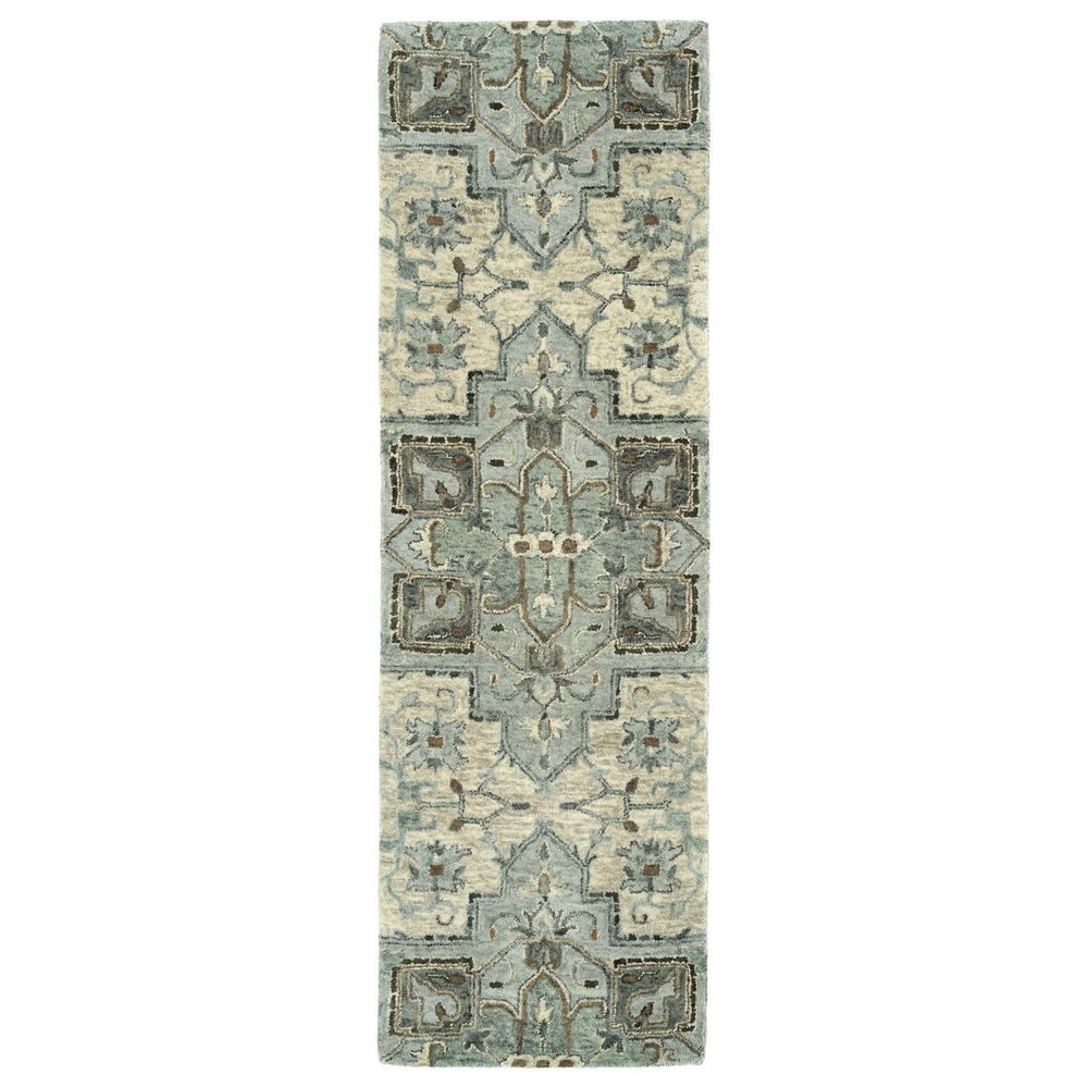 Kaleen Rugs Chancellor 2"6" x 8" Spa, Brown, Ivory, Grey and Charcoal Runner, , large