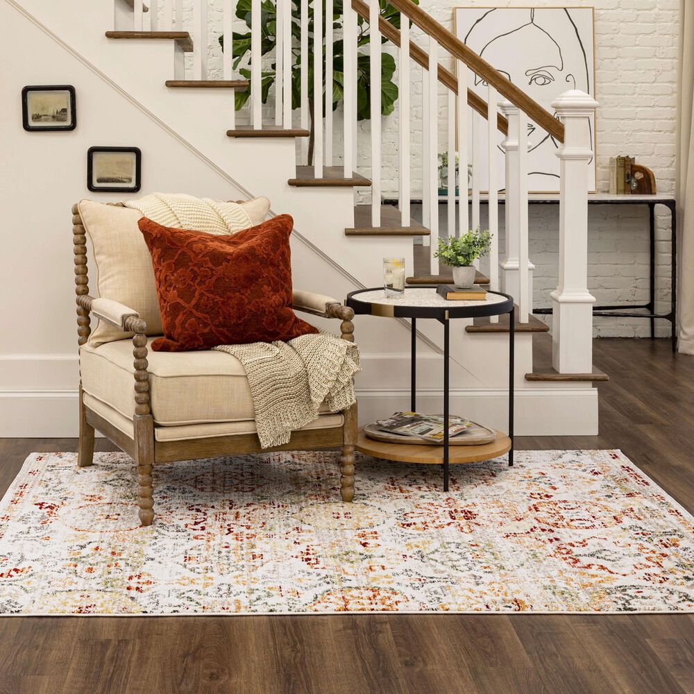 Mohawk R1112 Whimsy 5' 3" X 8' Red, , large