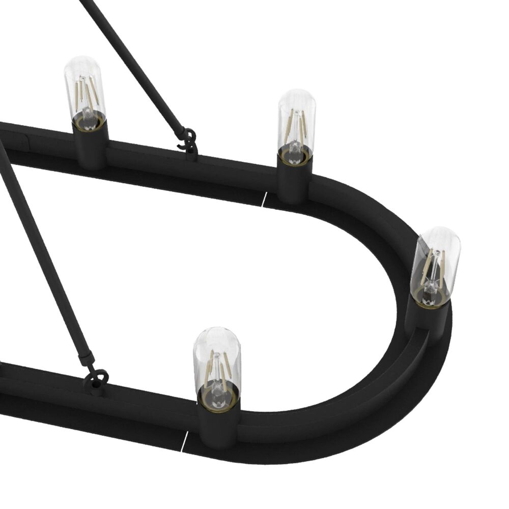 Hunter Saddlewood 10-Light Chandelier in Natural Iron, , large