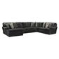 Catnapper Mammoth 3-Piece Left Facing U-Shaped Sectional in Gray, , large