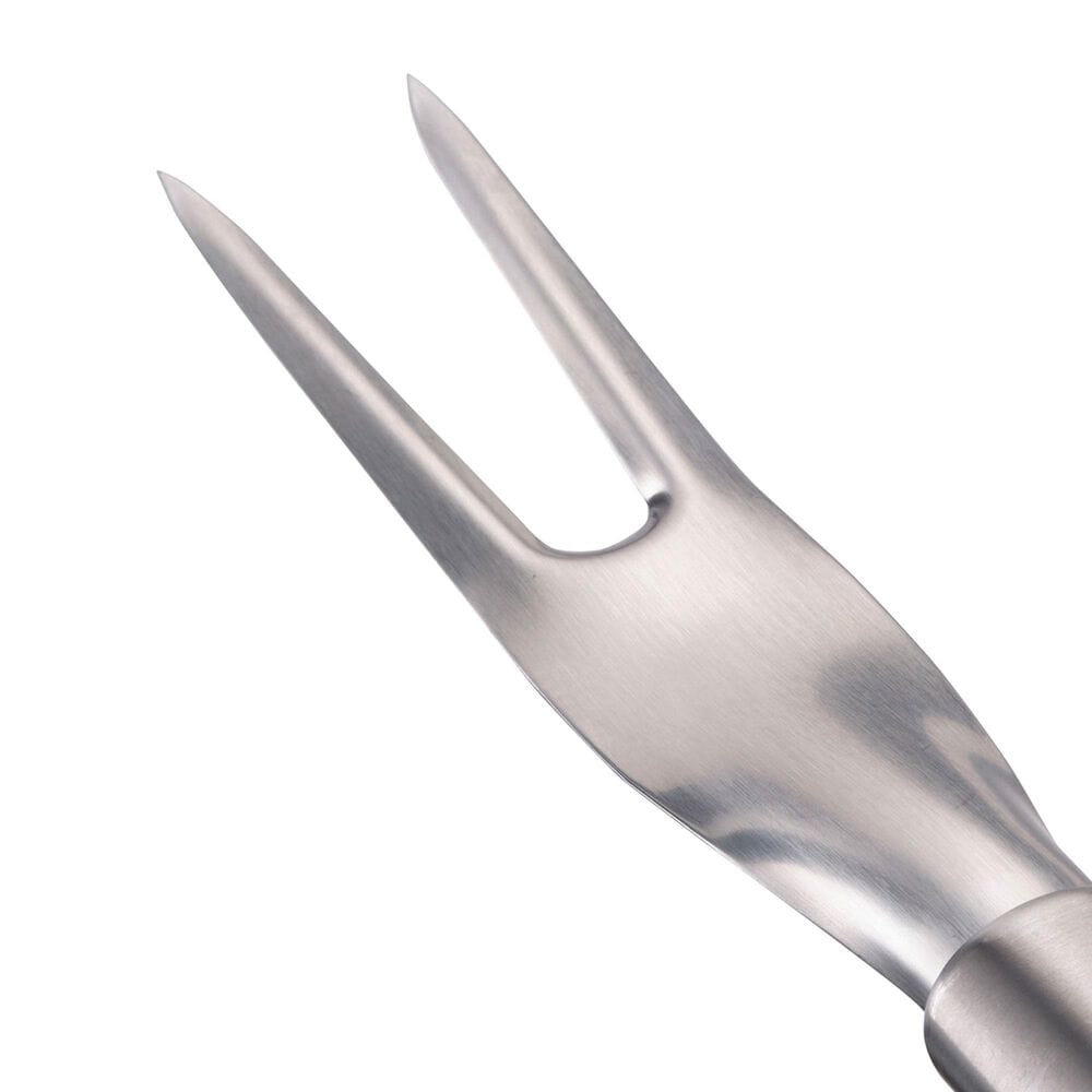 Joseph Joseph GrillOut BBQ Fork with Retractable Head in Stainless Steel, , large