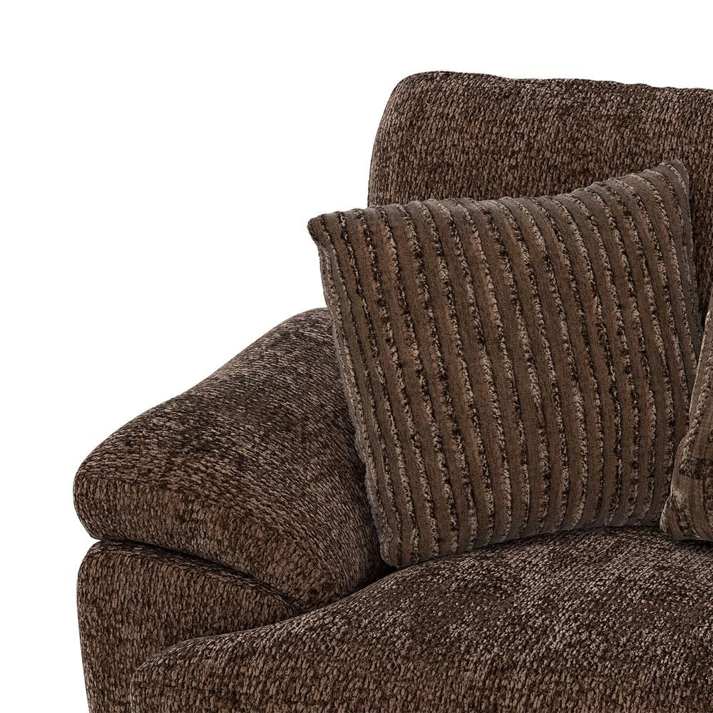 Jackson Furniture Jaden Stationary Loveseat in Cocoa, , large