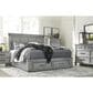 Ashley Russelyn King Storage Bed in Gray, , large