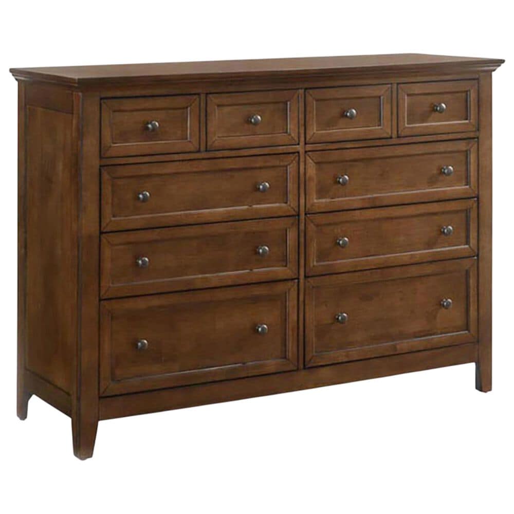 Hawthorne Furniture San Mateo Queen Storage Bed with Dresser and Two Nightstands in Tuscan, , large