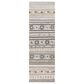 Surya Alyssa 2"6" x 8" White, Black, Brown and Blue Runner, , large
