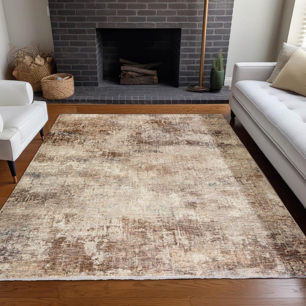 Dalyn Rug Company Neola Abstract Taupe 5' x 7'10" Area Rug, , large