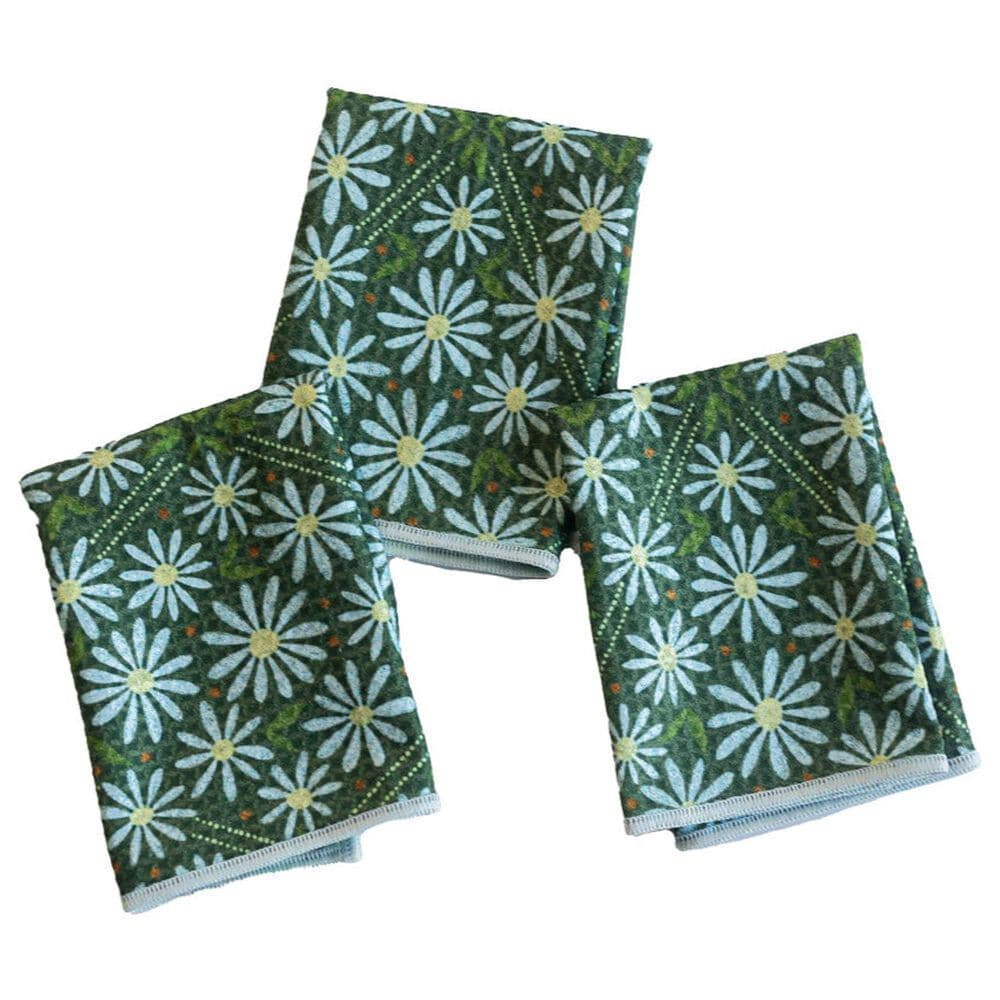 Once Again Home First Light Reversible Mighty Mini Towel in Eden Green (Set of 3), , large